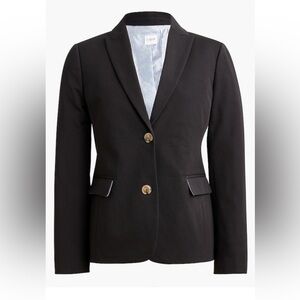 NWT J. Crew size 4 Black Blazer cotton blend